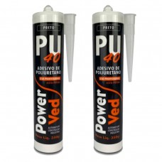 Pu 40 Tubo Adesivo De Poliuretano 350g Cinza 